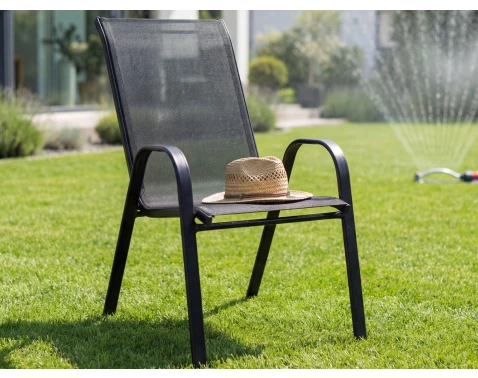 Zahradní židle Nadja, černá