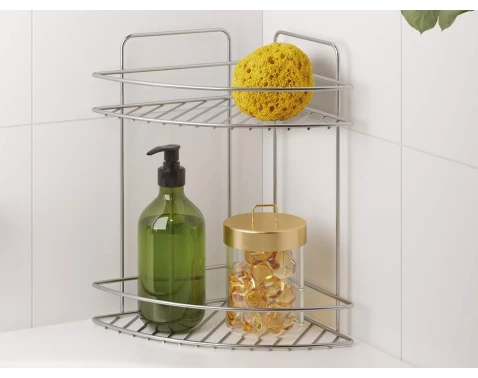 Stojací/závěsný rohový regál Reflex Luxy 2, chrometherm