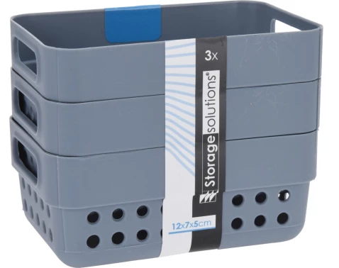Úložný košík (3 ks) 350 ml, různé barvy