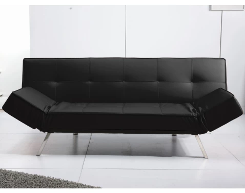 Pohovka Berlin, černá ekokůže