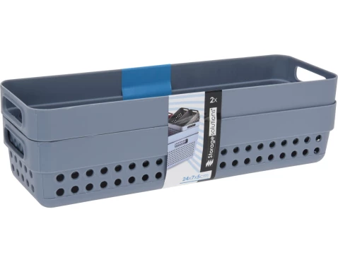 Úložný košík (2 ks) 750 ml, různé barvy