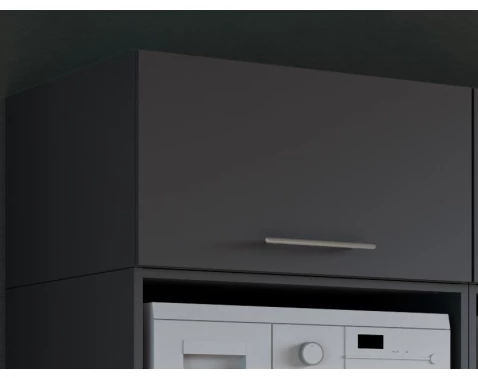 Skříňový nástavec Mr. Sauber 68 cm, antracitová