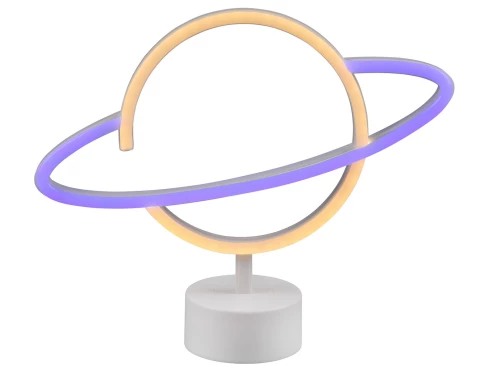 Stolní LED lampa Planeta, bílá