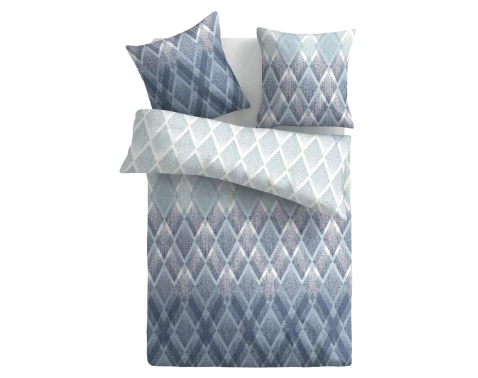 Povlečení Bibi 140x200 cm, modré, bavlněný satén