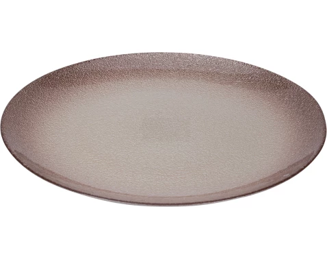 Levně Mělký talíř 32 cm, hnědá/krémová