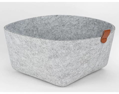 Úložný košík LifeStyle 22x22 cm, světle šedá