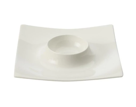 Talířek na vejce Motion 11,5 cm, bílý