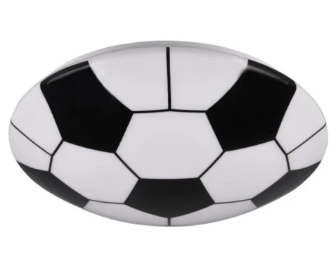 Stropní LED osvětlení Kloppi, motiv fotbalový míč