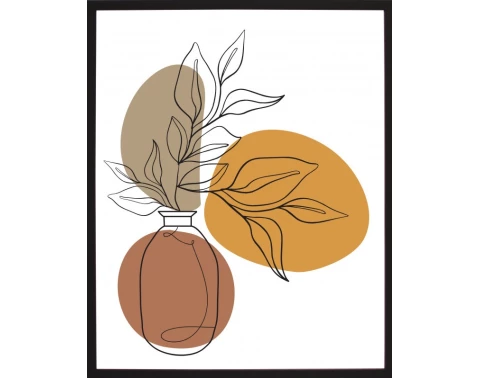 Levně Rámovaný obraz Flora III, 40x50 cm
