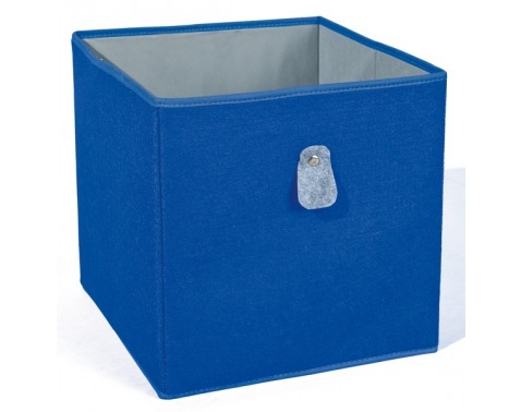 Úložný box Widdy, modrý - Modrá,Šedá