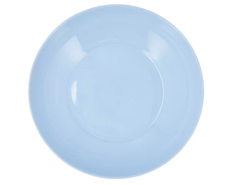 Hluboký talíř Apy 20 cm, modré opálové sklo