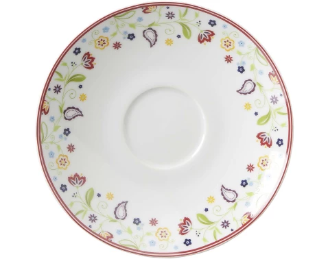 Levně Podšálek Shanti Doppio 16 cm, barevné květiny