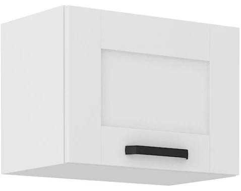 Horní výklopná kuchyňská skříňka Luna, 50 cm, bílá