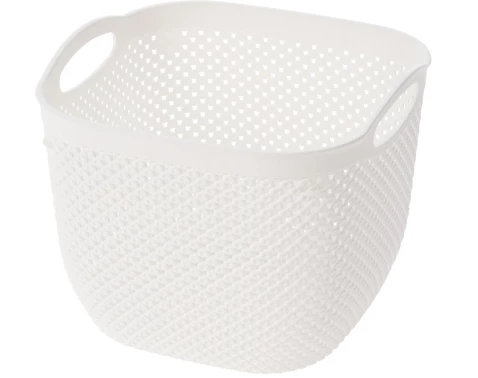 Úložný koš Diamond 630 ml, bílý/černý