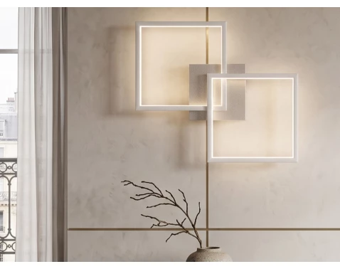 Stropní/nástěnné osvětlení LED Trail 60 cm, titanový kov