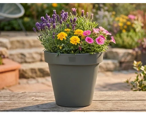 Květináč Kanten 20 cm, zelený