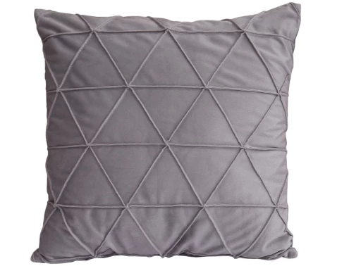 Dekorační polštář Vanessa 45x45 cm, stříbrný