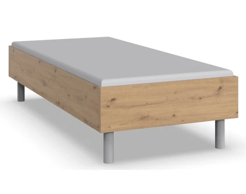 Postel Easy Plus 90x200 cm, dub artisan, komfortní výška