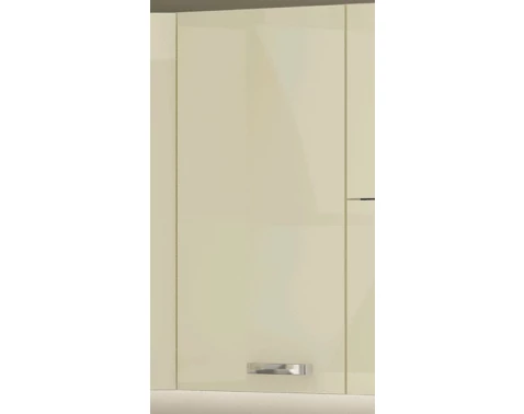 Levně Horní kuchyňská skříňka Karmen 30G, 30 cm, světle šedá/krémová
