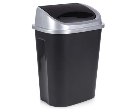 Levně Odpadkový koš 25 l, černý
