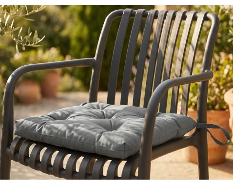 Podsedák na židle Gesa 40x40 cm, antracitový