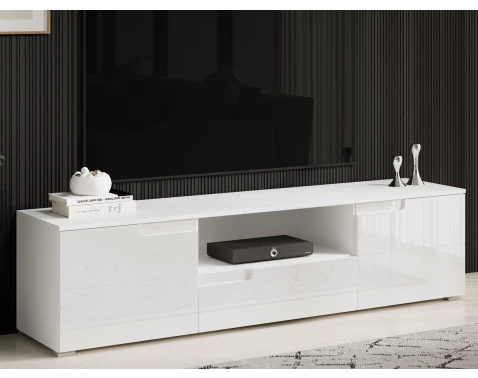 TV skříňka Spice, bílá lesk