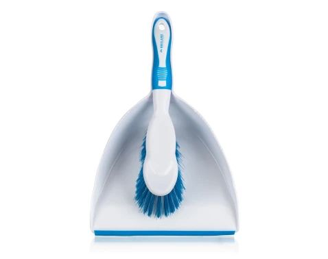 Smetáček s lopatkou Exclusive, modro-bílá