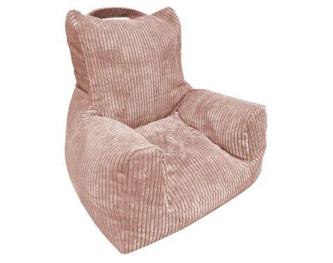Dětské křeslo Tobi Plus, růžová strukturovaná látka