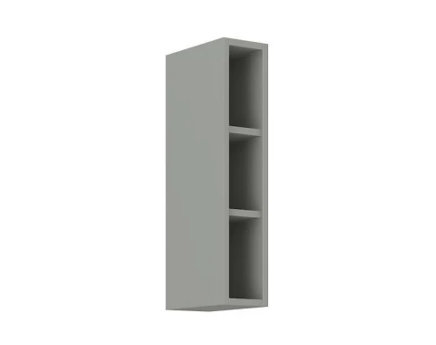 Horní kuchyňský regál Karmen 15G, 15 cm, světle šedý
