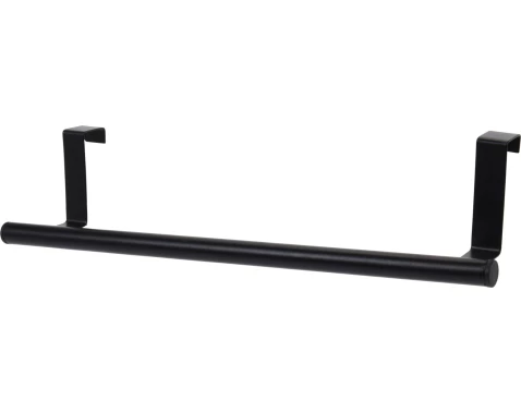 Držák na ručníky 36,5 cm, černý