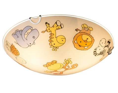 Stropní dětské osvětlení Kiddy 30 cm, zvířátka