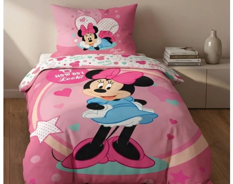 Dětské povlečení Minnie Sweet like me, růžové