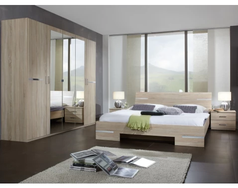 Sestava ložnice Anna 180x200 cm, dub sonoma