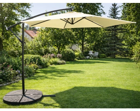 Zahradní slunečník Jumbo 300 cm, béžový