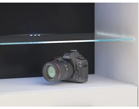 Sada LED osvětlení pro skleněné police (4 ks) bílé