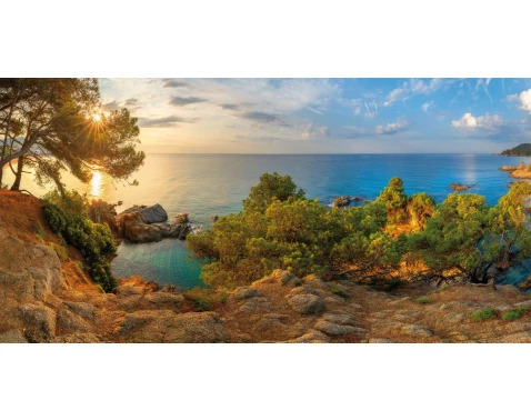 Obraz na plátně Pohled na moře, 100x50 cm