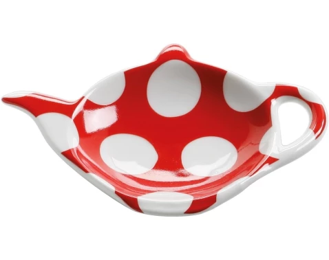 Levně Odkladač na čajový sáček Polkadot, puntíkatý