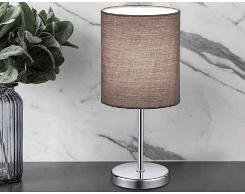 Stolní lampa Jerry, šedá