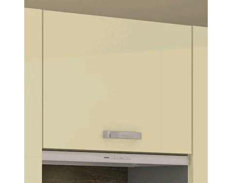Levně Horní kuchyňská skříňka Karmen 50OK, 50 cm, šedá/krémová