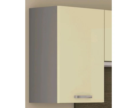 Horní kuchyňská skříňka Karmen 40G, 40 cm, šedá/krémová