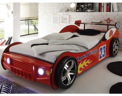 Detská postel- závodní auto š/v/h: 225x70x96 cm (PL: 90x200 cm)