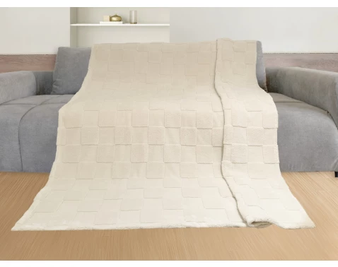 Deka Karo Sherpa 140x200 cm, písková