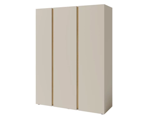 Šatní skříň Lucky, 145 cm, béžová/olejovaný dub