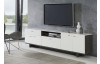 TV skříňka Makaria 209 cm, šedá/bílá