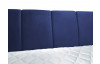 Postel boxspring Fresco 180x200 cm, modrá látka