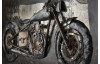 Kovový obraz na zeď Motorka veterán 60x40 cm, vintage