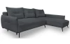 Rohová sedací souprava Dream, kouřově šedá látka, pravý roh