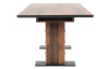 Rozkládací jídelní stůl Manhattan 160x90 cm, vintage optika dřeva
