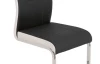 Jídelní židle Tabea, černá ekokůže