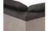 Rohová sedací souprava Speedway, béžová/šedá látka, pravý roh